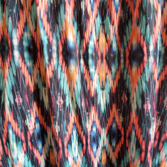 YDE Summer Strapless multi coloured BOHO dress, small size - Picture 4 of 5